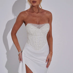 Emrielle Maxi Haljina - Krem