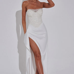 Emrielle Maxi Haljina - Krem