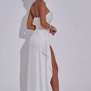 Emrielle Maxi Haljina - Krem