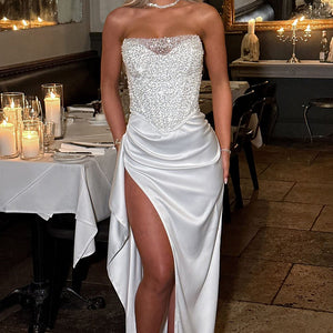 Emrielle Maxi Haljina - Krem