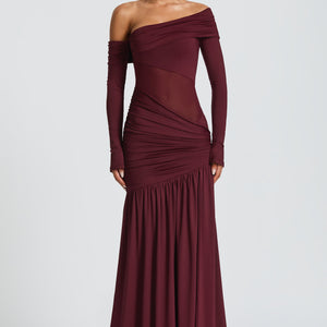 Ettalie Maxi Haljina - Cherry Lacquer