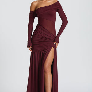 Ettalie Maxi Haljina - Cherry Lacquer