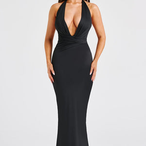 Evangeline Maxi Haljina - Crna