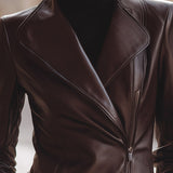 Čokoladna jakna s teksturom