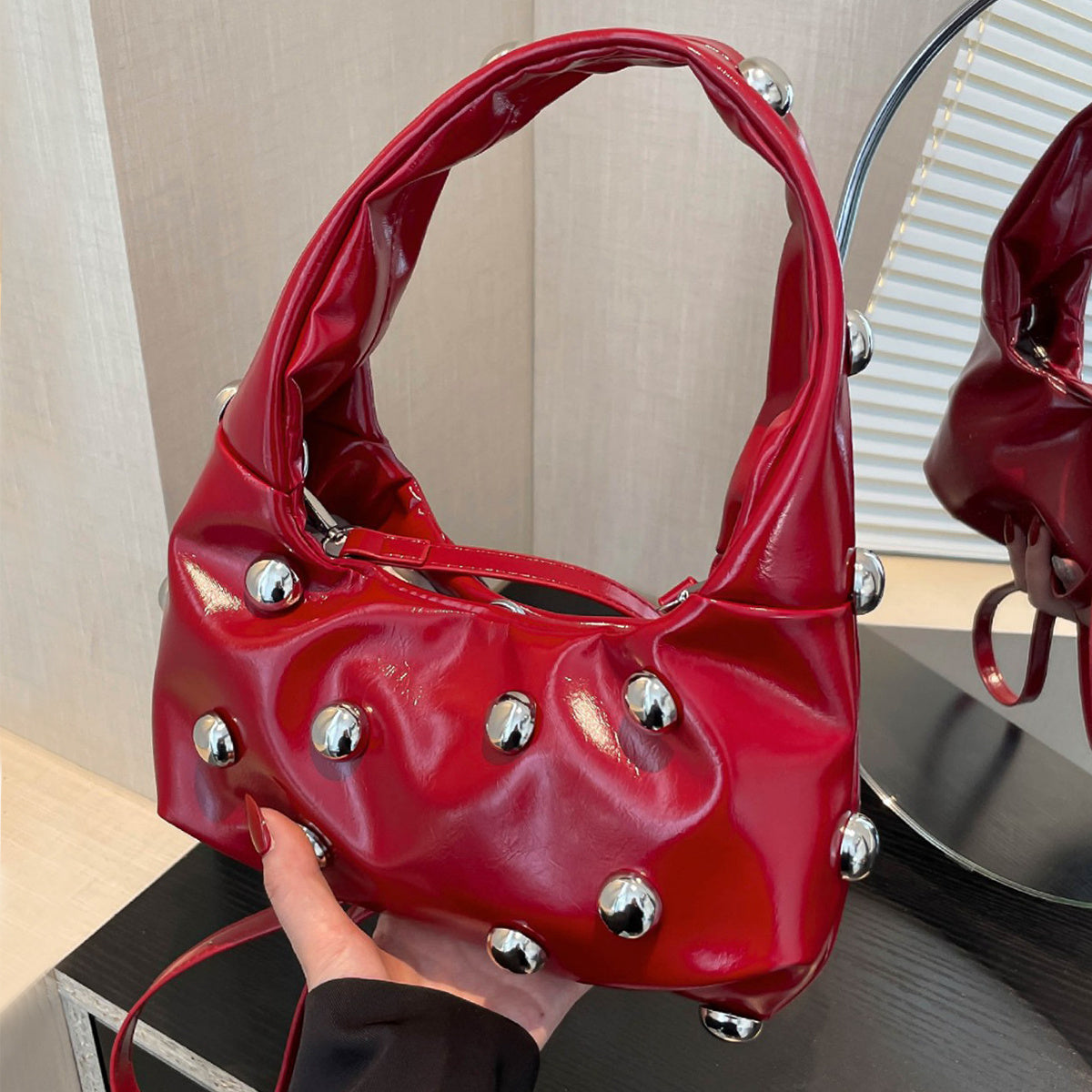 Exposed Red Tote Bag