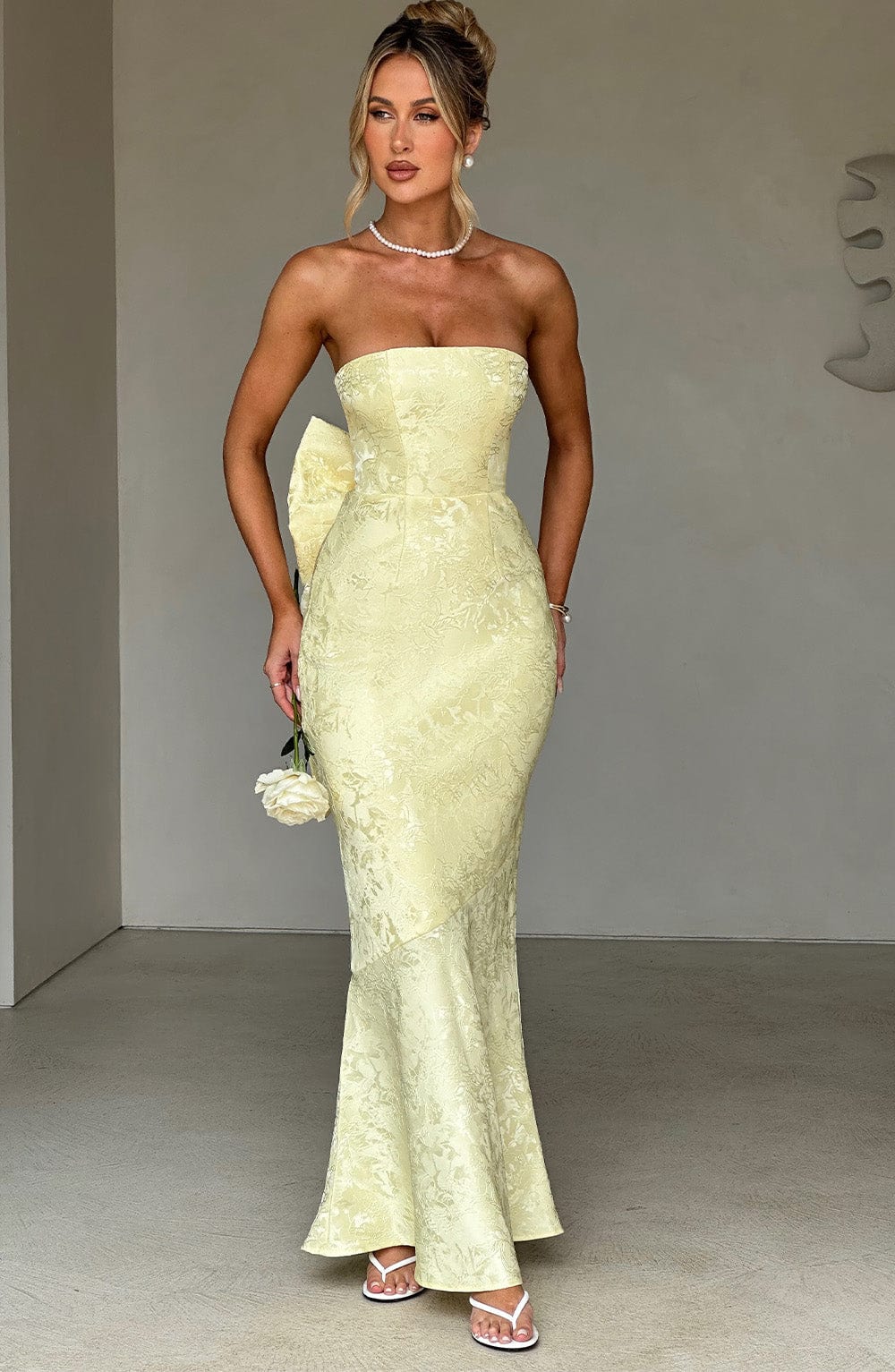 Felicity Maxi Haljina - Limun