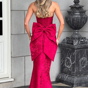 Felicity Maxi Haljina - Crvena