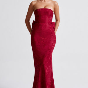 Felicity Maxi Haljina - Crvena