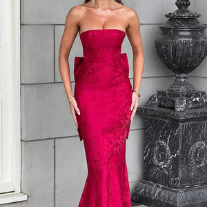 Felicity Maxi Haljina - Crvena