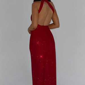 Genevieve Maxi Haljina - Crveni Sjaj