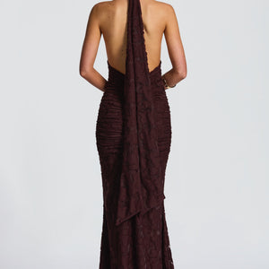 Guinevere Maxi Haljina - Šljiva Smeđa