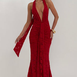 Guinevere Maxi Haljina - Crvena