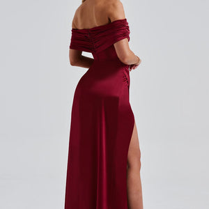 Gwendolyn Maxi Haljina - Burgundac