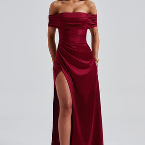 Gwendolyn Maxi Haljina - Burgundac