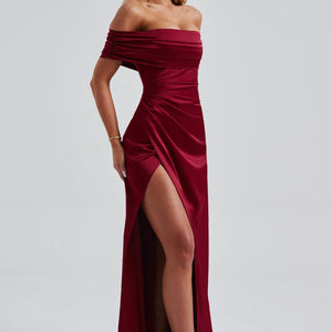 Gwendolyn Maxi Haljina - Burgundac