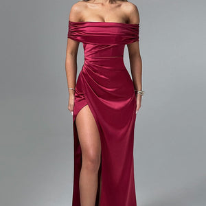 Gwendolyn Maxi Haljina - Burgundac