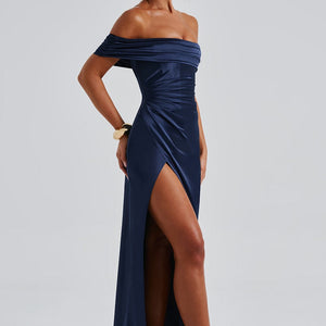 Gwendolyn Maxi Haljina - Mornarica