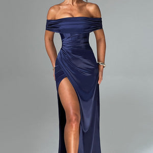 Gwendolyn Maxi Haljina - Mornarica