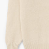 Vlněný chlupatý psí tahák - krémový