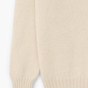 Pull Shaggy Dog od vune - Krem