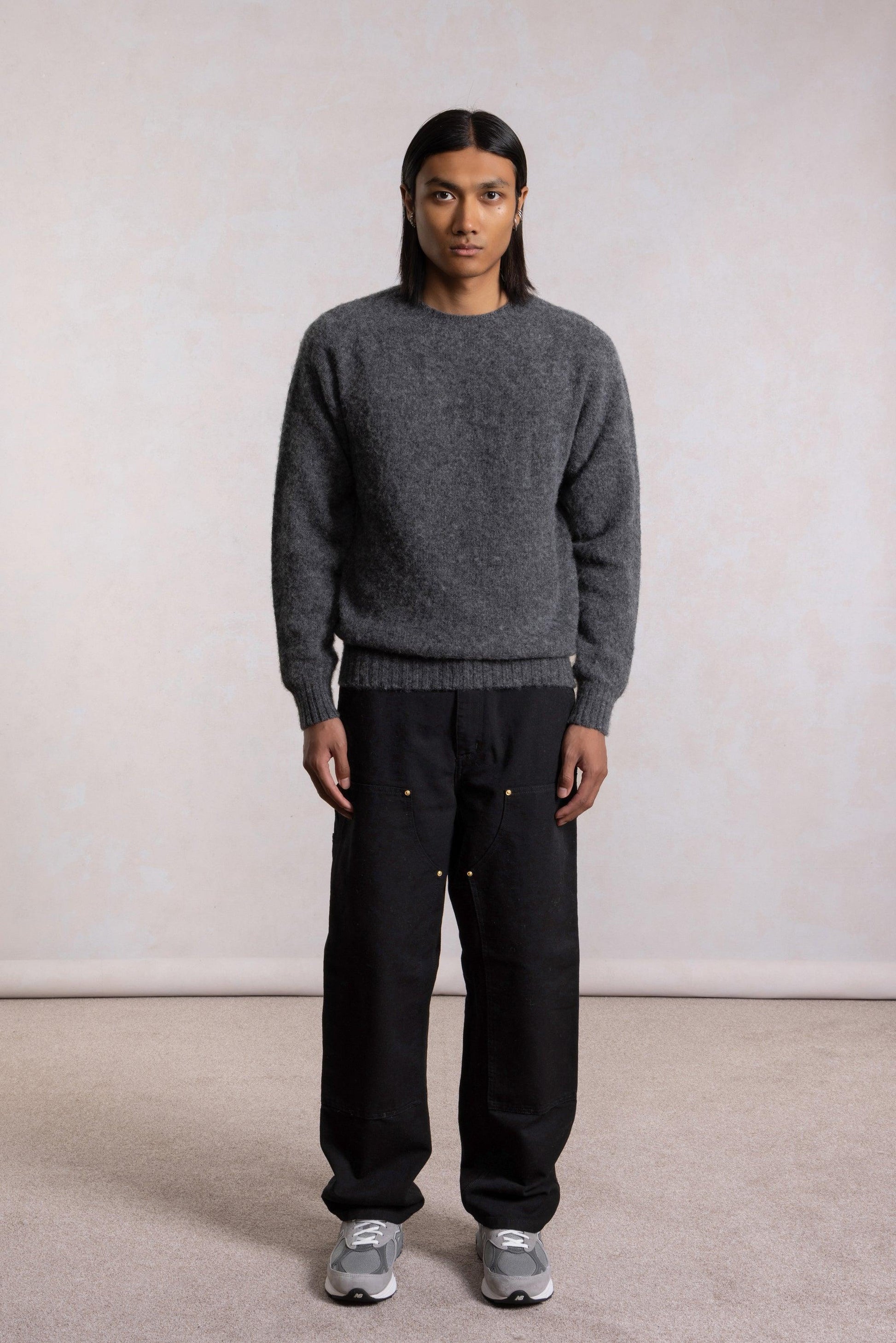 Tamno Siva Pulover od Vune