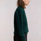 Tmavě zelené vlněné tílko