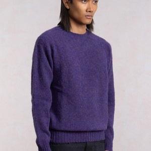 Pulover Shaggy Dog od vune - Ljubičasti