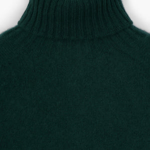 Tamnozelena vuna pulover