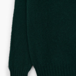 Tamnozelena vuna pulover