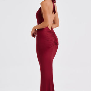 Harmonia Maxi Haljina - Burgundac