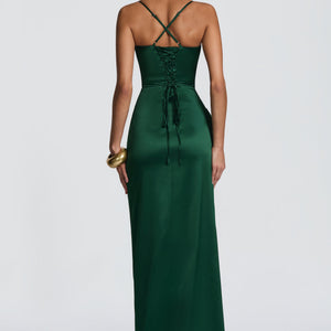 Helen Maxi Haljina - Smaragdna