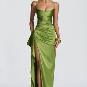 Helen Maxi Haljina - Maslinasta