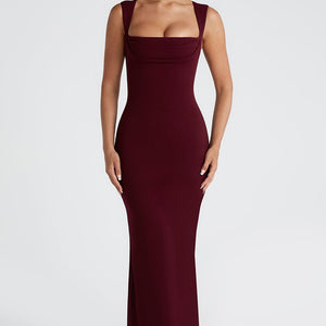 Helena Maxi Haljina - Trešnja Lak