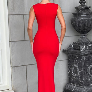 Helena Maxi Haljina - Crvena