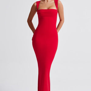 Helena Maxi Haljina - Crvena