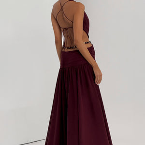 Indianna Maxi Haljina - Trešnja Lak