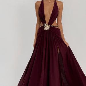 Indianna Maxi Haljina - Trešnja Lak