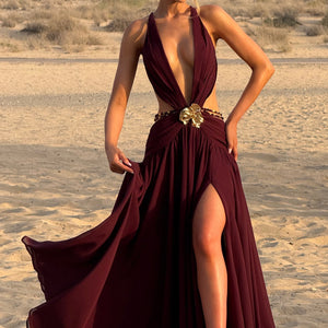 Indianna Maxi Haljina - Trešnja Lak