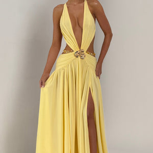 Indianna Maxi Haljina - Limun