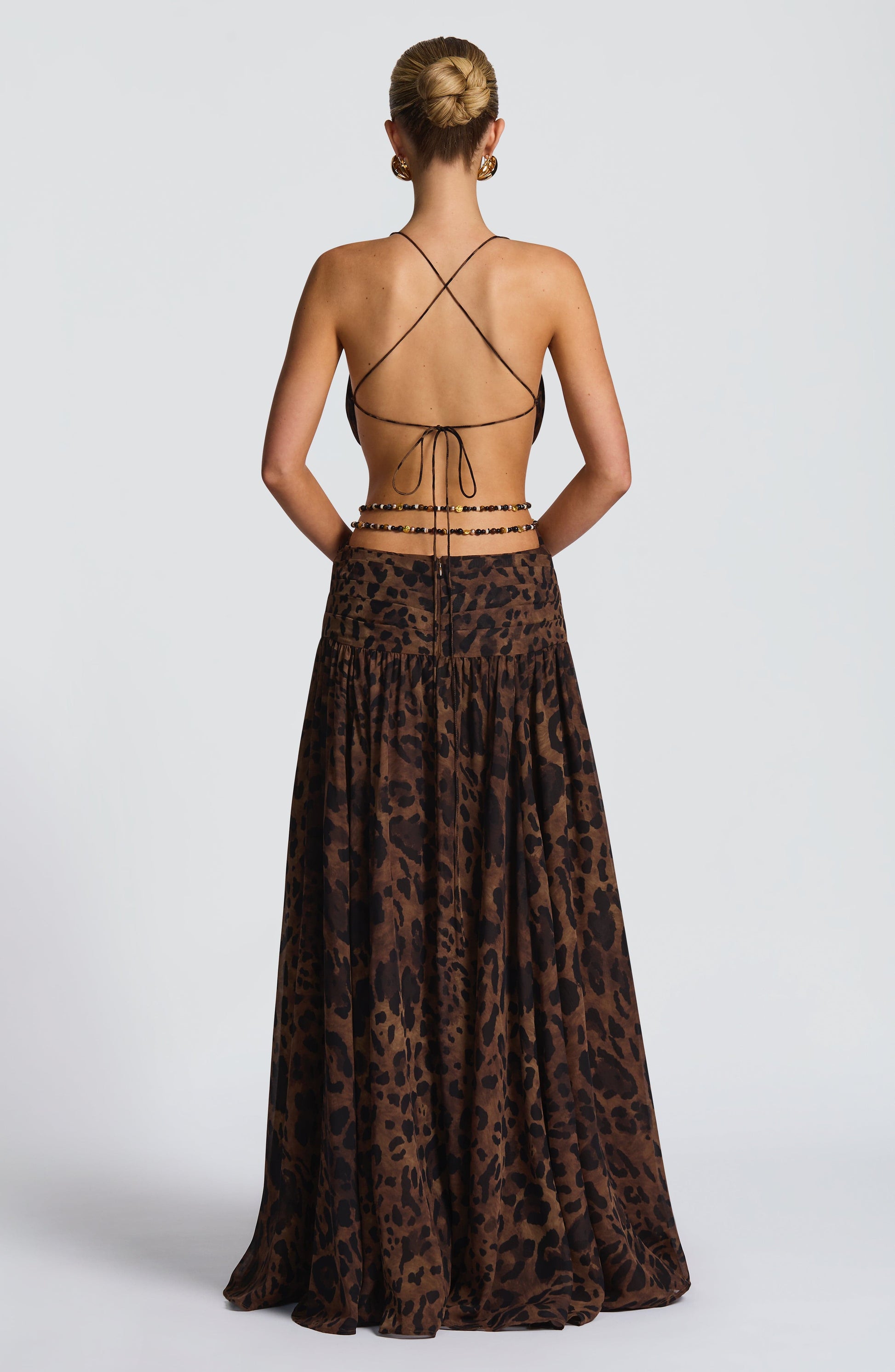Indianna Maxi Haljina - Print s Leopardom