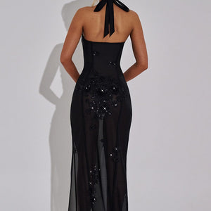 Jacqueline Maxi Haljina - Crna