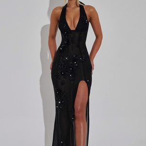 Jacqueline Maxi Haljina - Crna