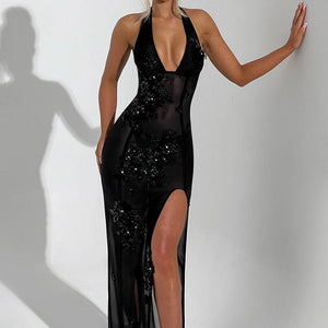 Jacqueline Maxi Haljina - Crna