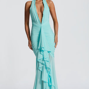 Janessa Maxi Haljina - Aqua
