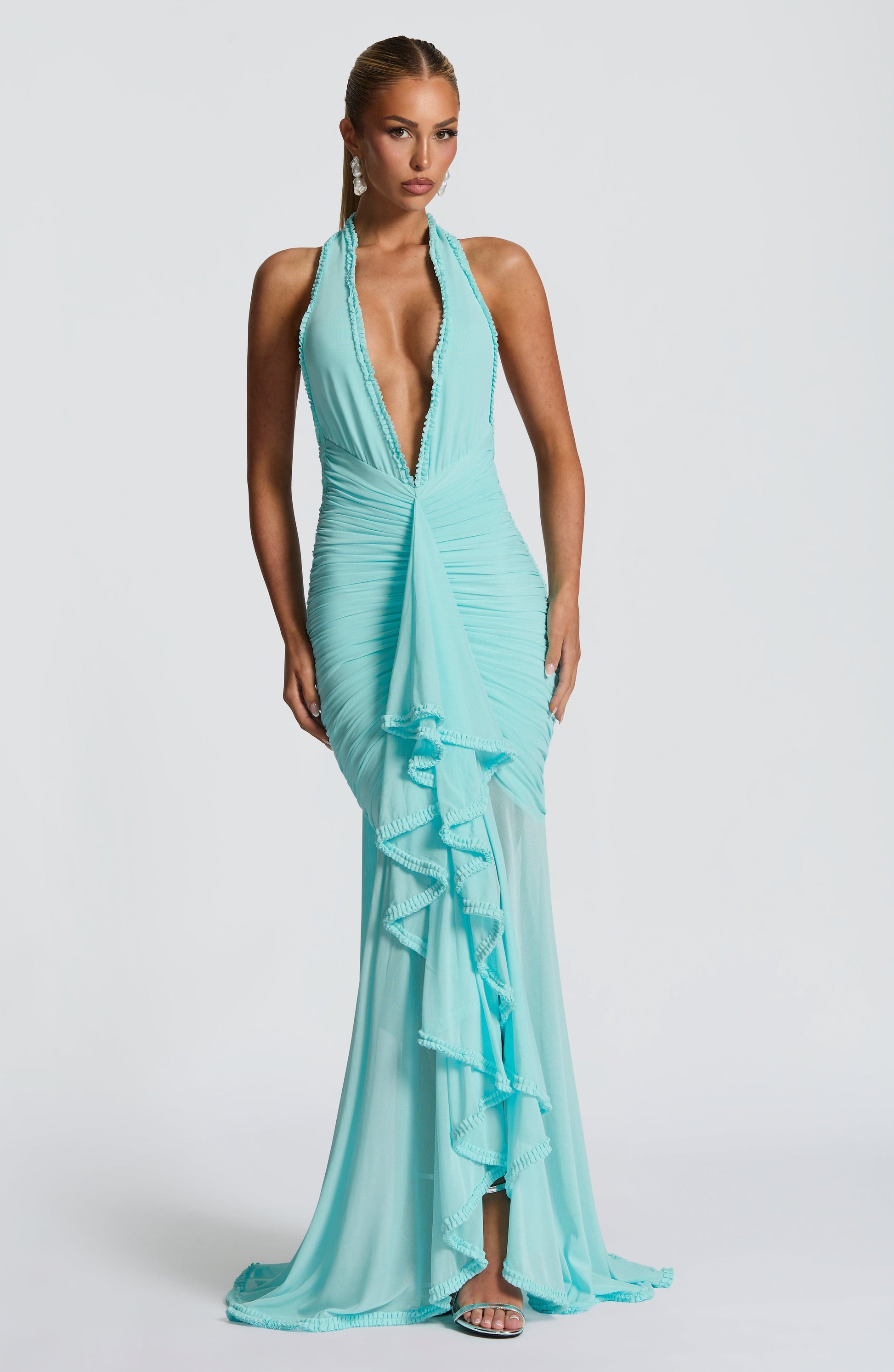 Janessa Maxi Haljina - Aqua