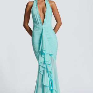 Janessa Maxi Haljina - Aqua