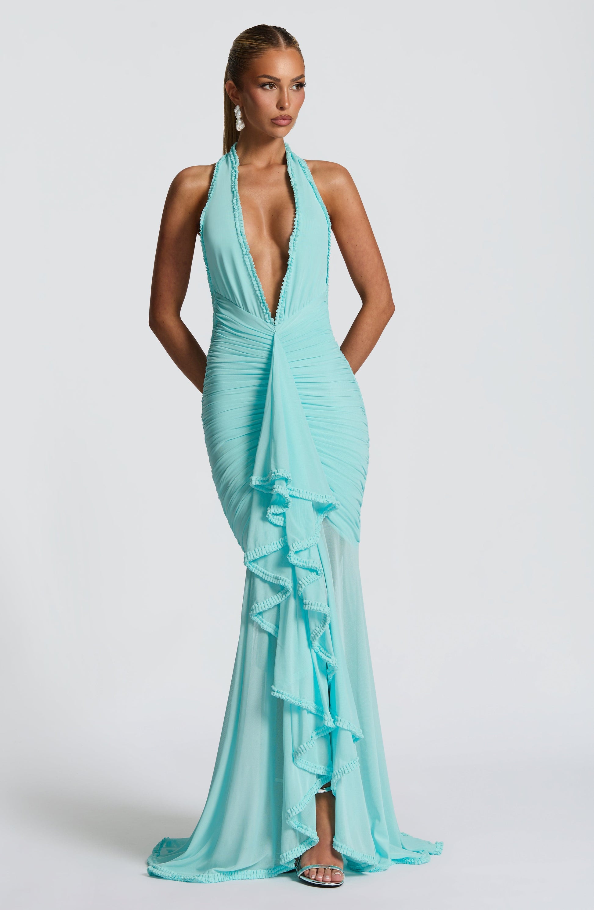 Janessa Maxi Haljina - Aqua