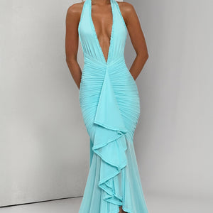 Janessa Maxi Haljina - Aqua