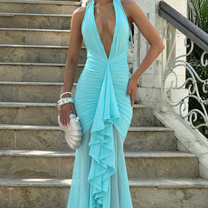 Janessa Maxi Haljina - Aqua