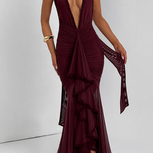 Janessa Maxi Haljina - Trešnja Lak